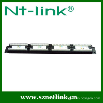 2U 180 degree cat6 48 port patch panel